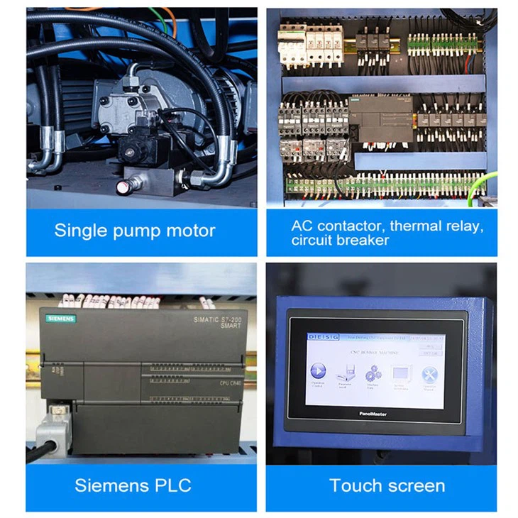 A pump busbar processing machine A pump busbar processing machine